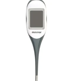 Mininor Termometer - Digitalt og m. Farver - Grå