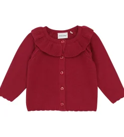 Minymo Cardigan - Strik - Rio Red