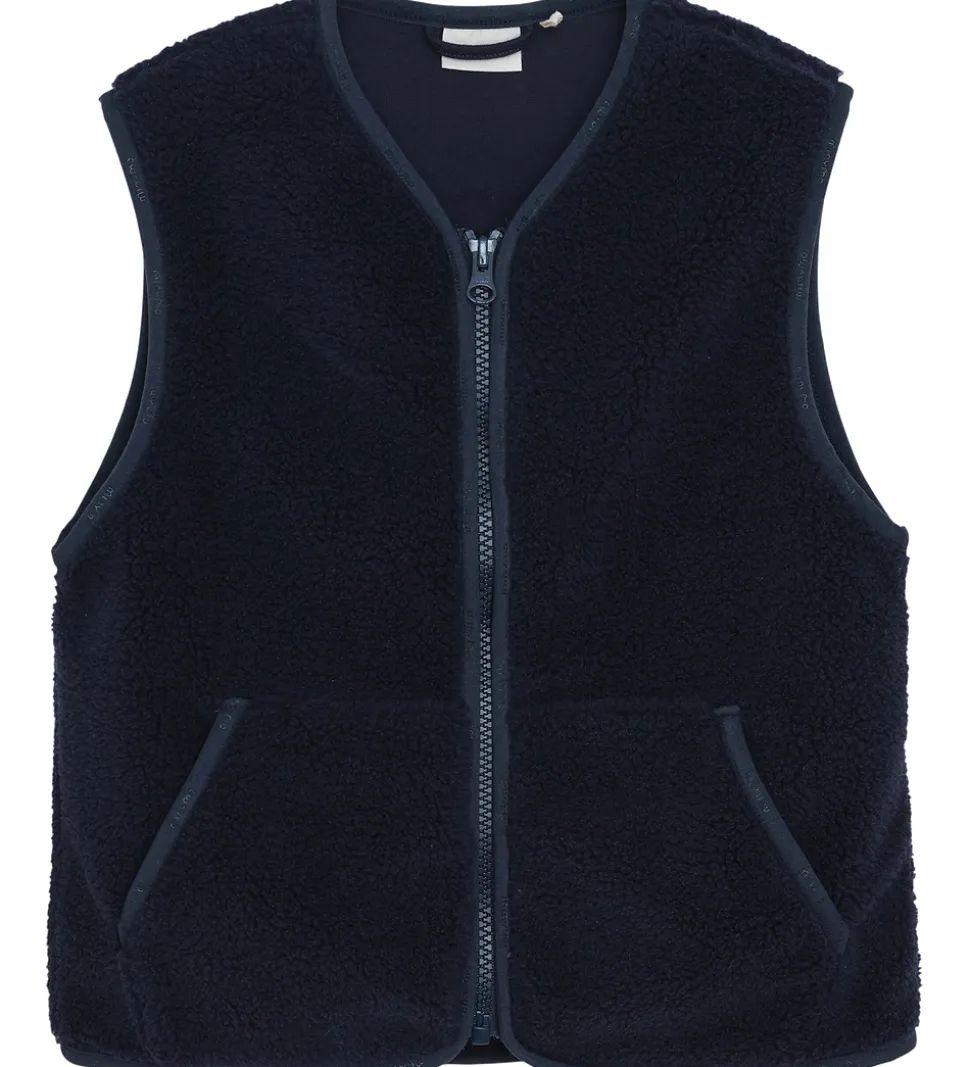 Minymo Fleecevest - Teddy - Parisian Night