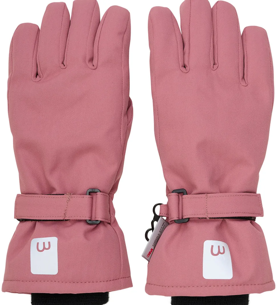 Minymo Handsker m. Fleece - Withered Rose