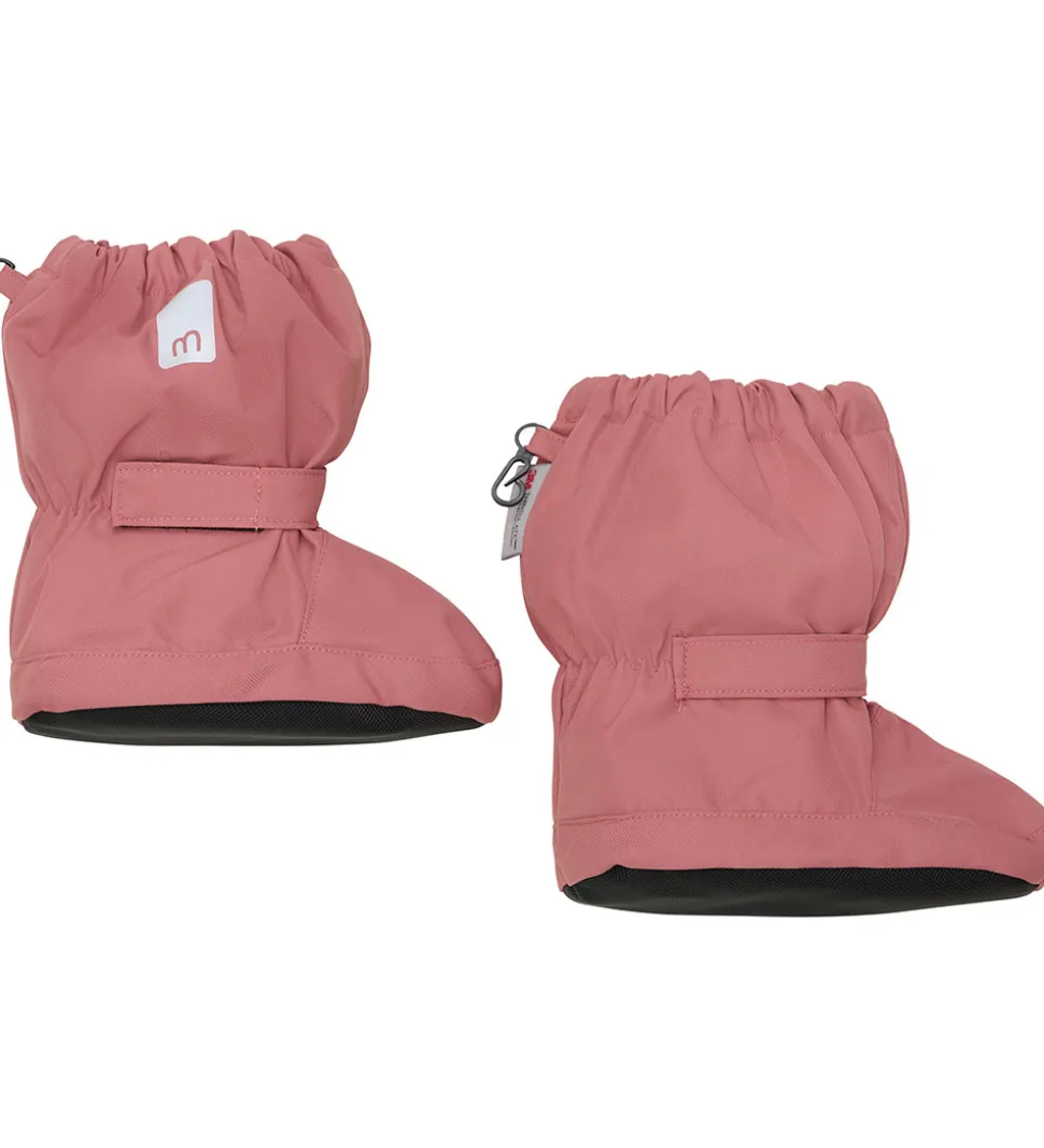Minymo Overtrækssko m. Fleece - Withered Rose