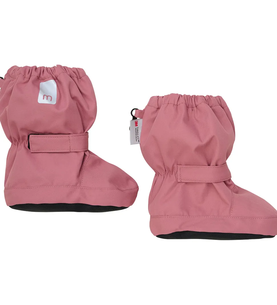 Minymo Overtrækssko m. Fleece - Withered Rose
