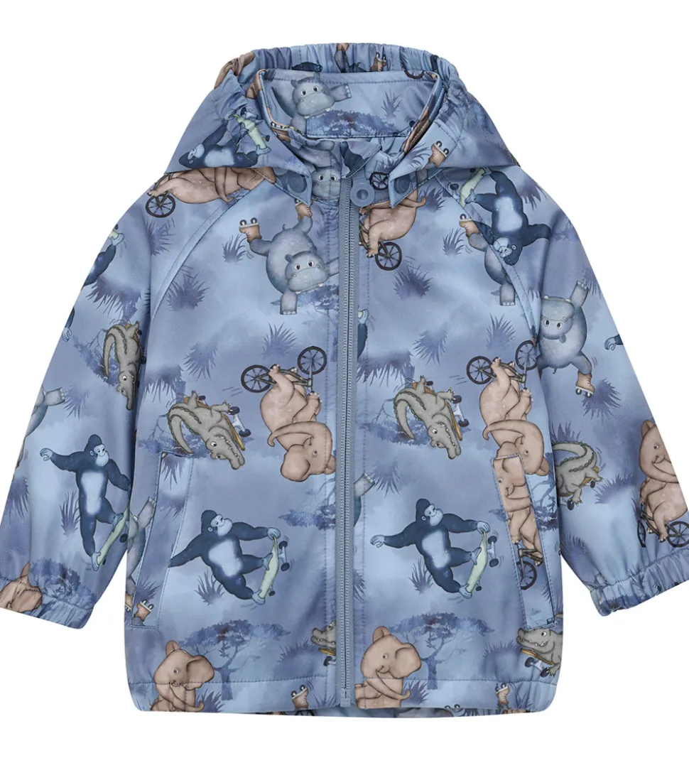 Minymo Softshelljakke - Flint Stone m. Print