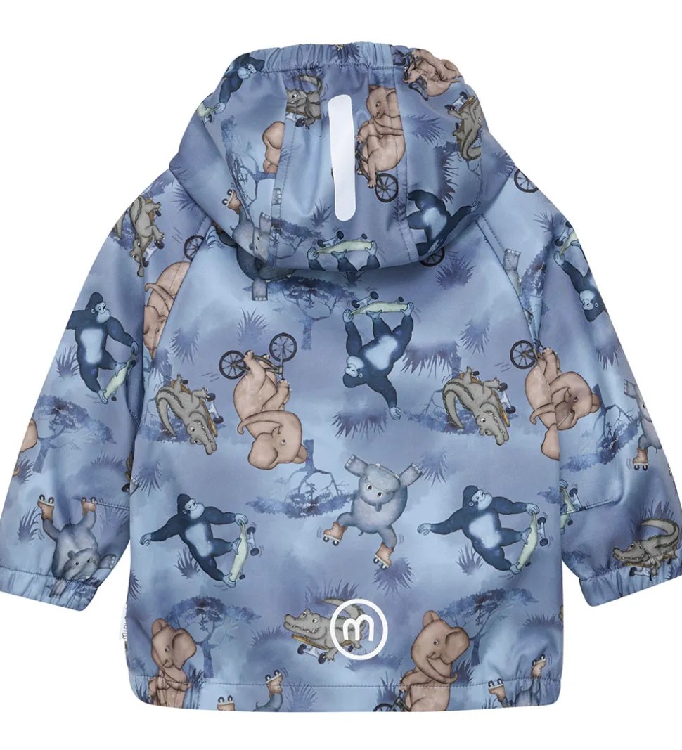 Minymo Softshelljakke - Flint Stone m. Print