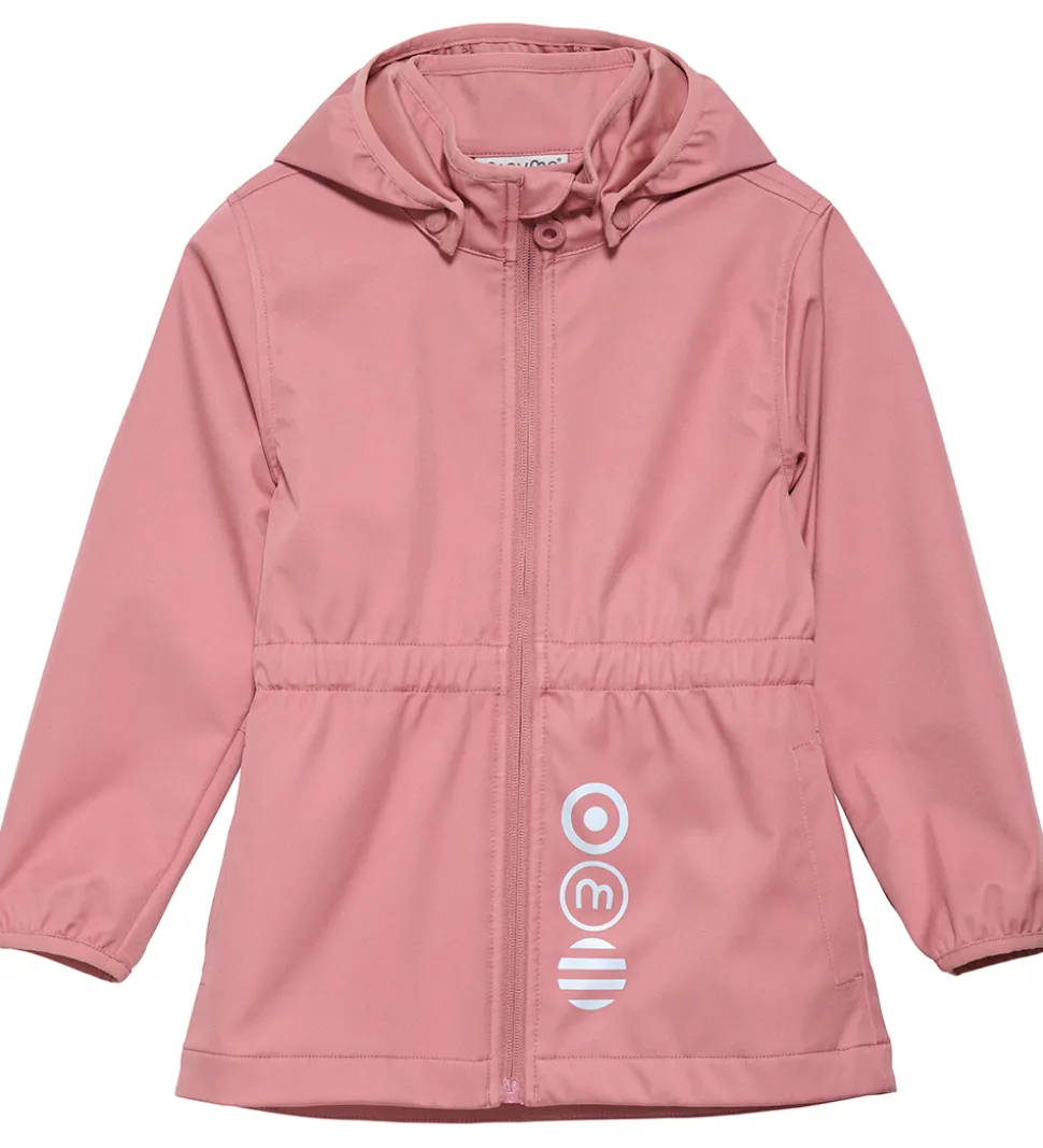 Minymo Softshelljakke - Old Rose