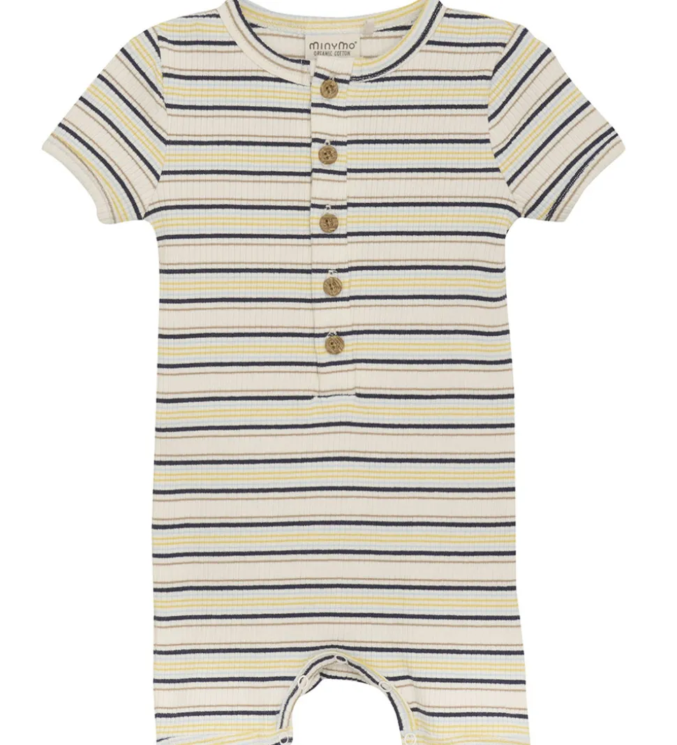 Minymo Sommerdragt - Rib - Pristine