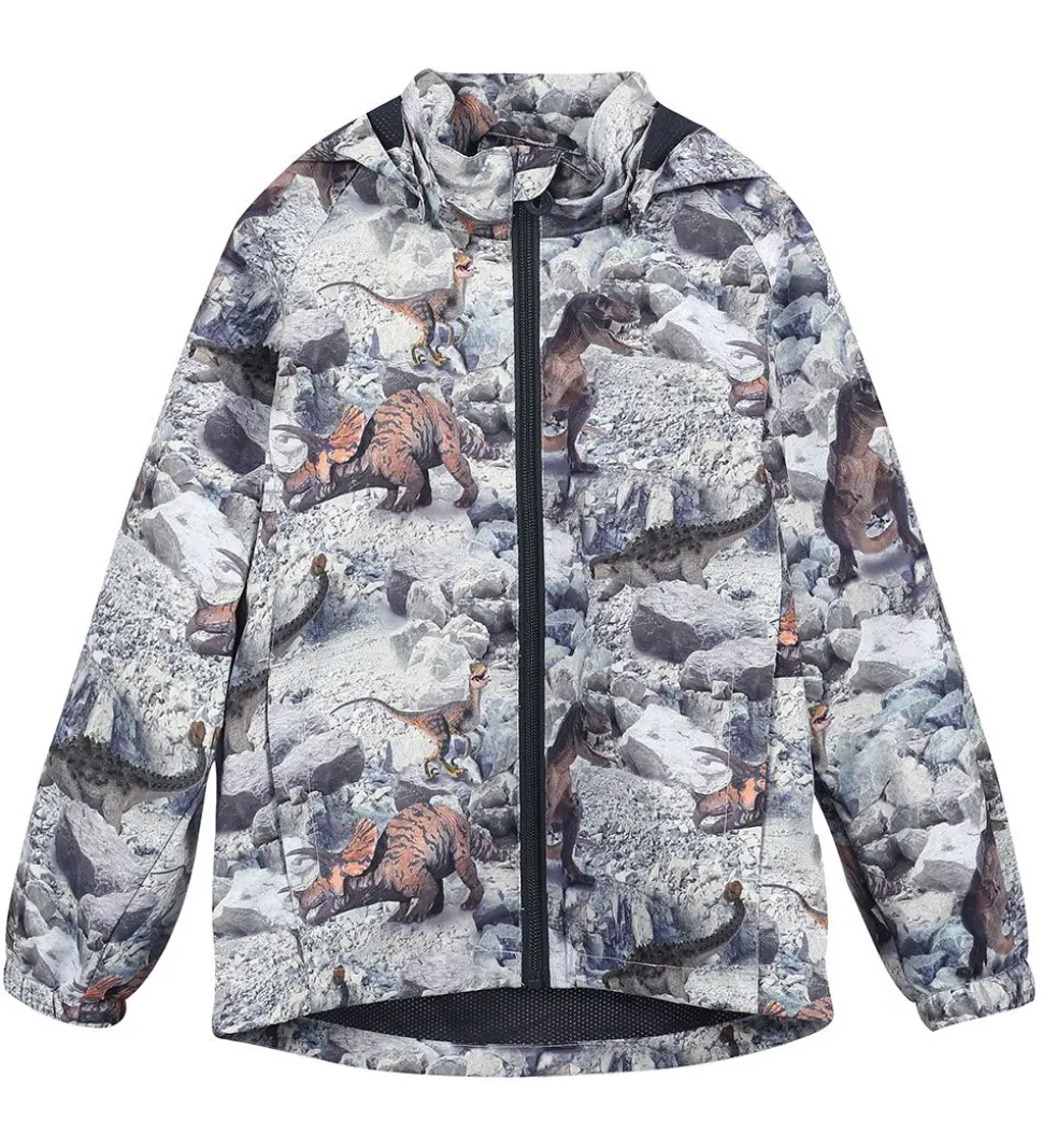 Minymo Sommerjakke - Blue Nights m. Dinosaurer