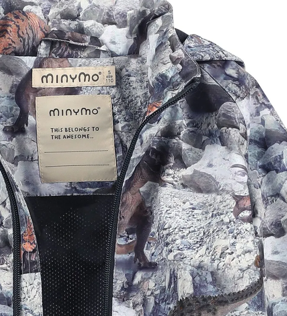 Minymo Sommerjakke - Blue Nights m. Dinosaurer