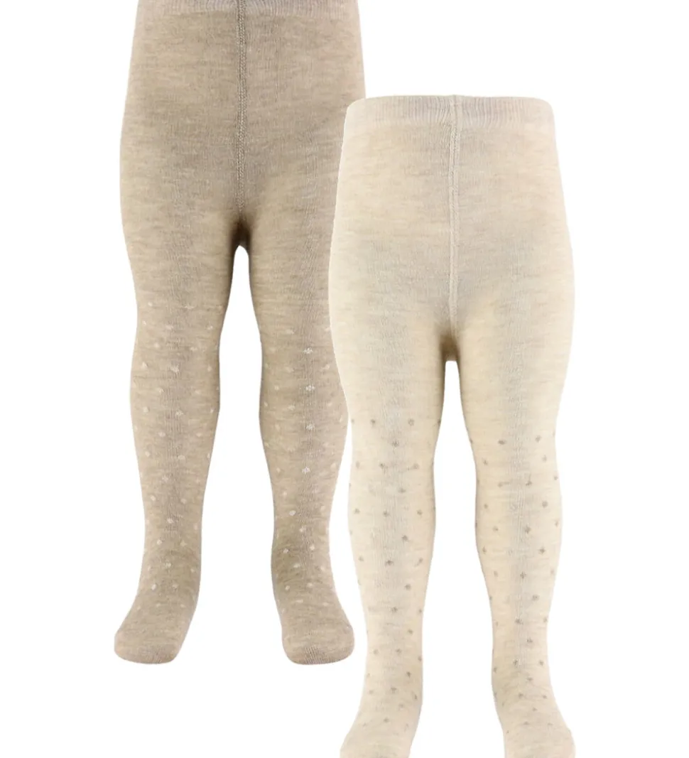 Minymo Strømpebukser - 2-pak - Viskose/Uld - Sheer Bliss