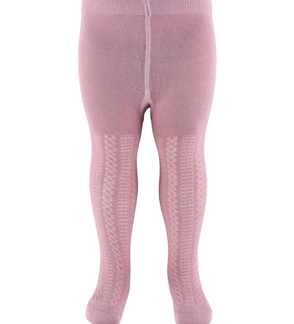 Minymo Strømpebukser - Strik - 2-pak - Woodrose