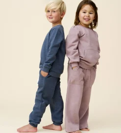 Minymo Sweatpants - 2-pak - Elderberry/Rainy Day