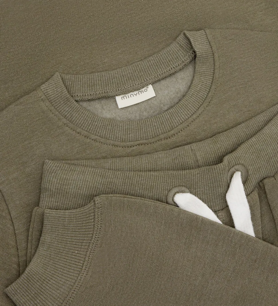 Minymo Sweatsæt - Vetiver