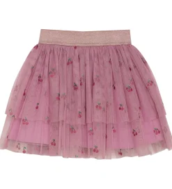 Minymo Tylnederdel - Mauve Orchid m. Kirsebær