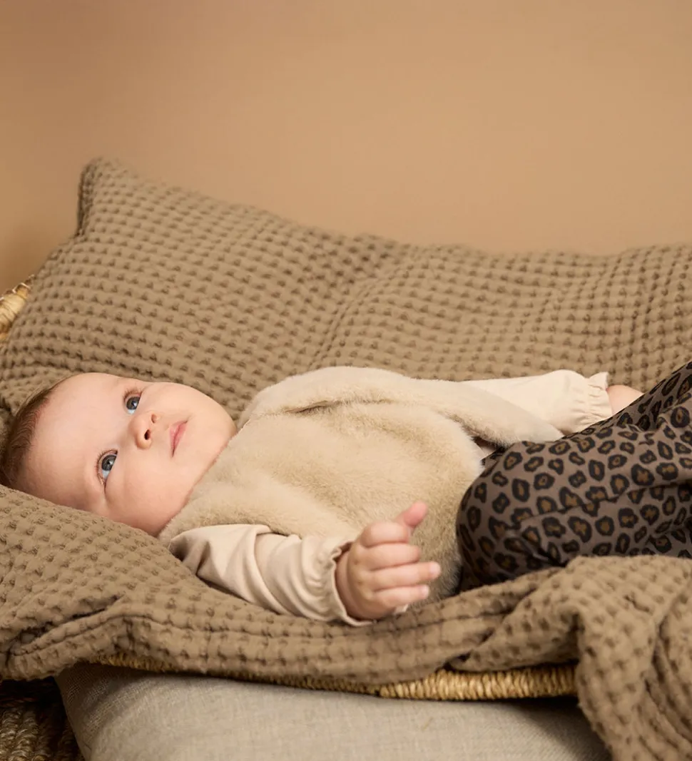 Minymo Vest - Imiteret Pels - Smoke Gray