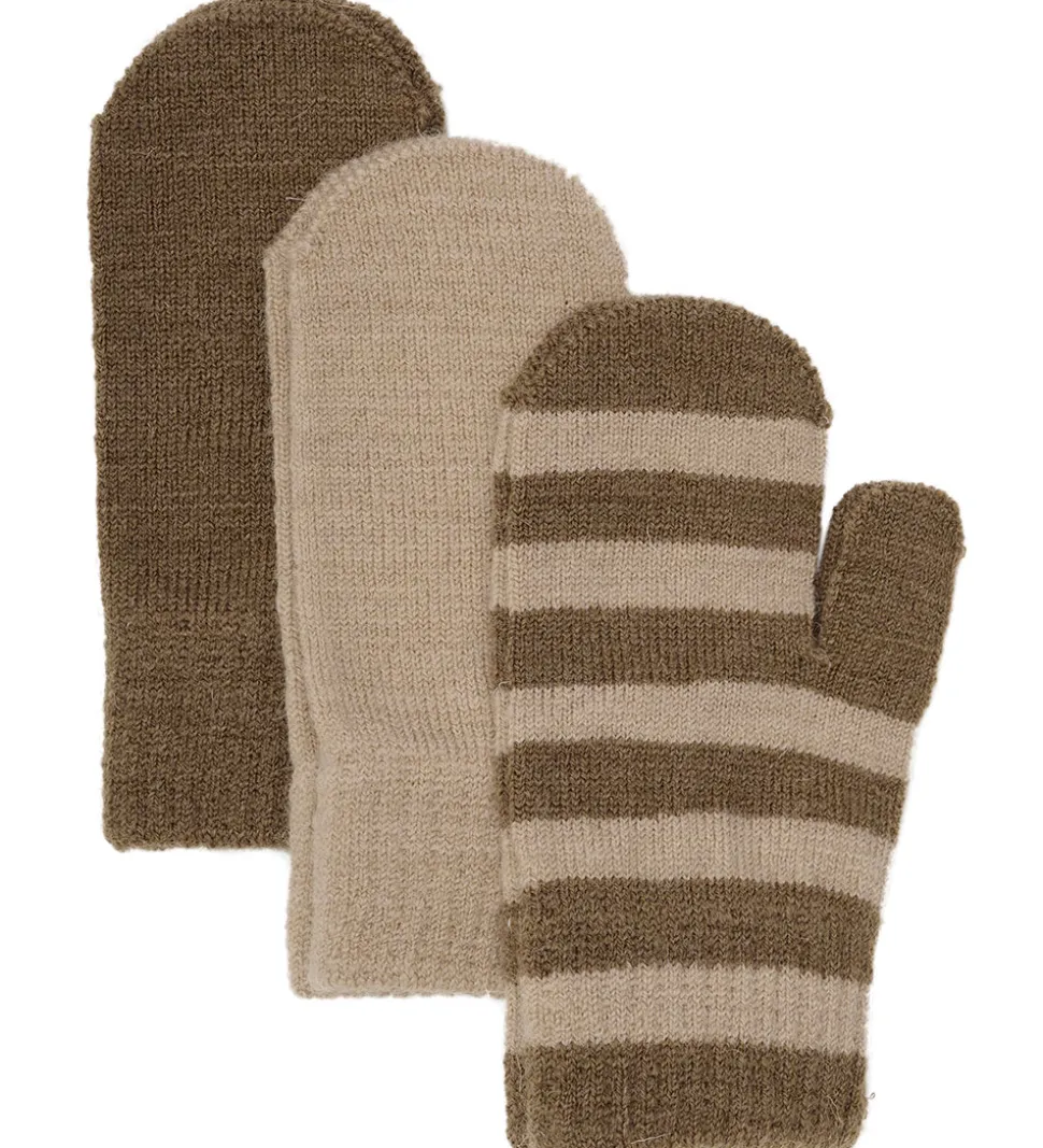 Minyno Luffer - 3-pak - Uld - Caribou