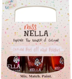 Miss Nella Neglelak - 3-pak - Røde Farver