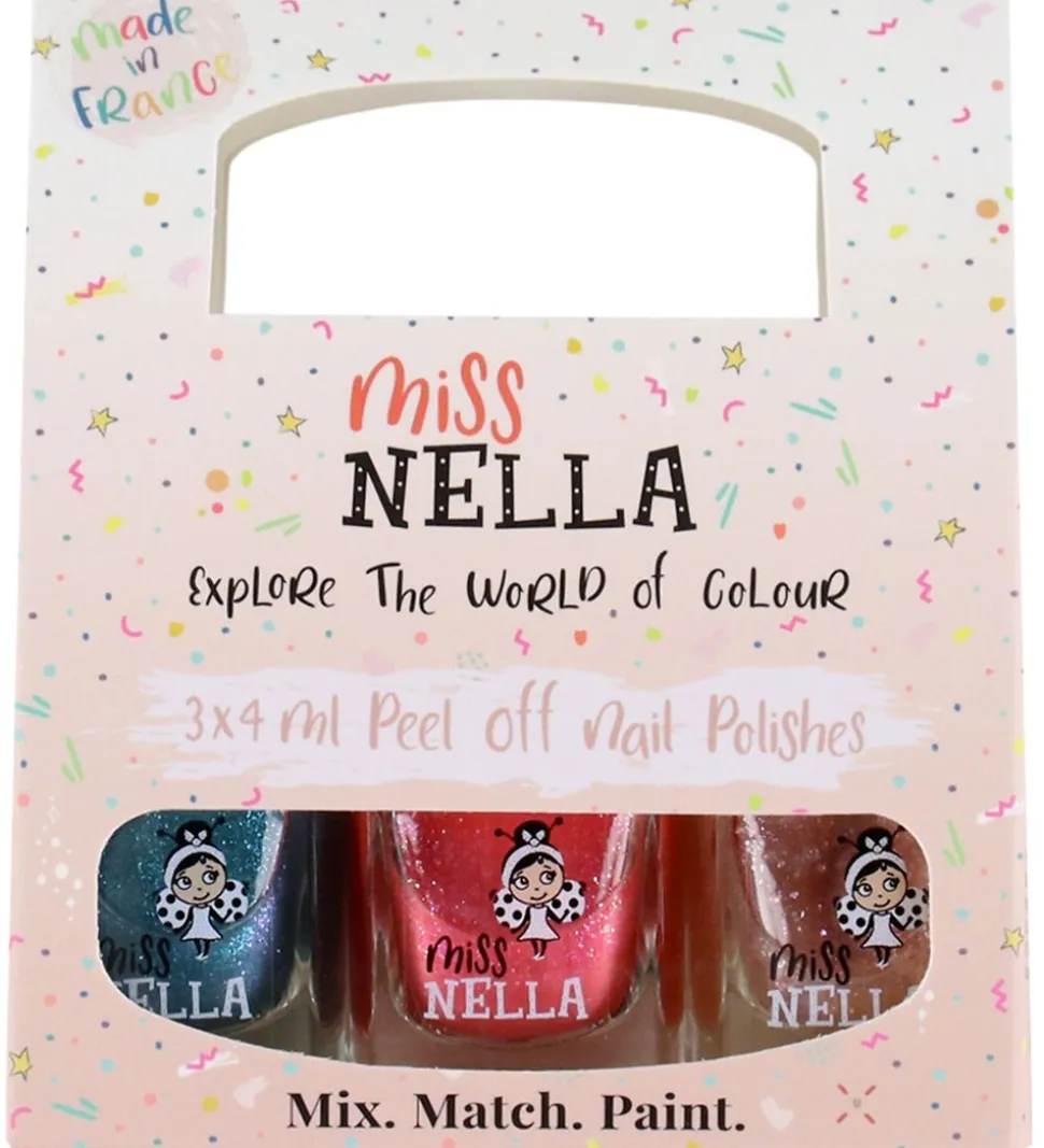 Miss Nella Neglelak - 3-pak - Glade Farver