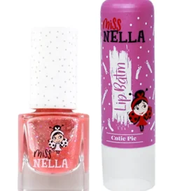 Miss Nella Sminketaske m. Indhold - Pink Glamorous Picks