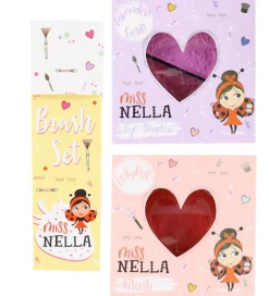 Miss Nella Sminketaske m. Indhold - Pink Glamorous Picks