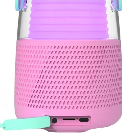 Mobility on Board Højtaler m. Mikrofon - Karaoke - Rose