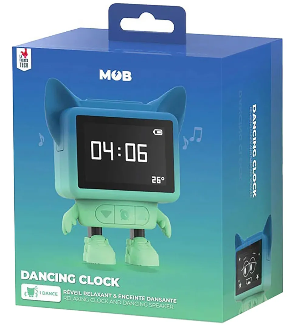 Mobility on Board Vækkeur Og Højtaler - Digital - Blue