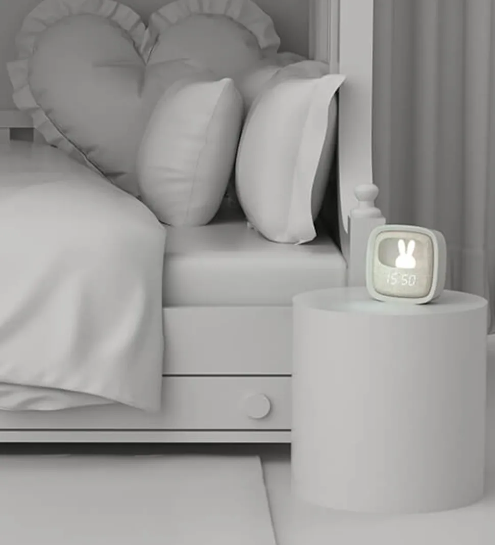 Mobility on Board Vækkeur m. Natlys - Billy - Grå