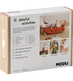 MODU Baby Motoriksæt - 10 Dele - Ocean Mint/Forest Green