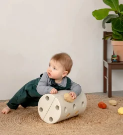 MODU Børneskammel - 4 Dele - Sand Grey/Honey Yellow