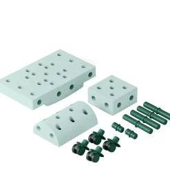 MODU Curiosity Sæt - 14 Dele - 50x30x20 cm - Ocean Mint/Forest G