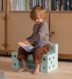 MODU Dreamer Sæt - 34 Dele - 70x40x20 cm - Ocean Mint/Forest Gre