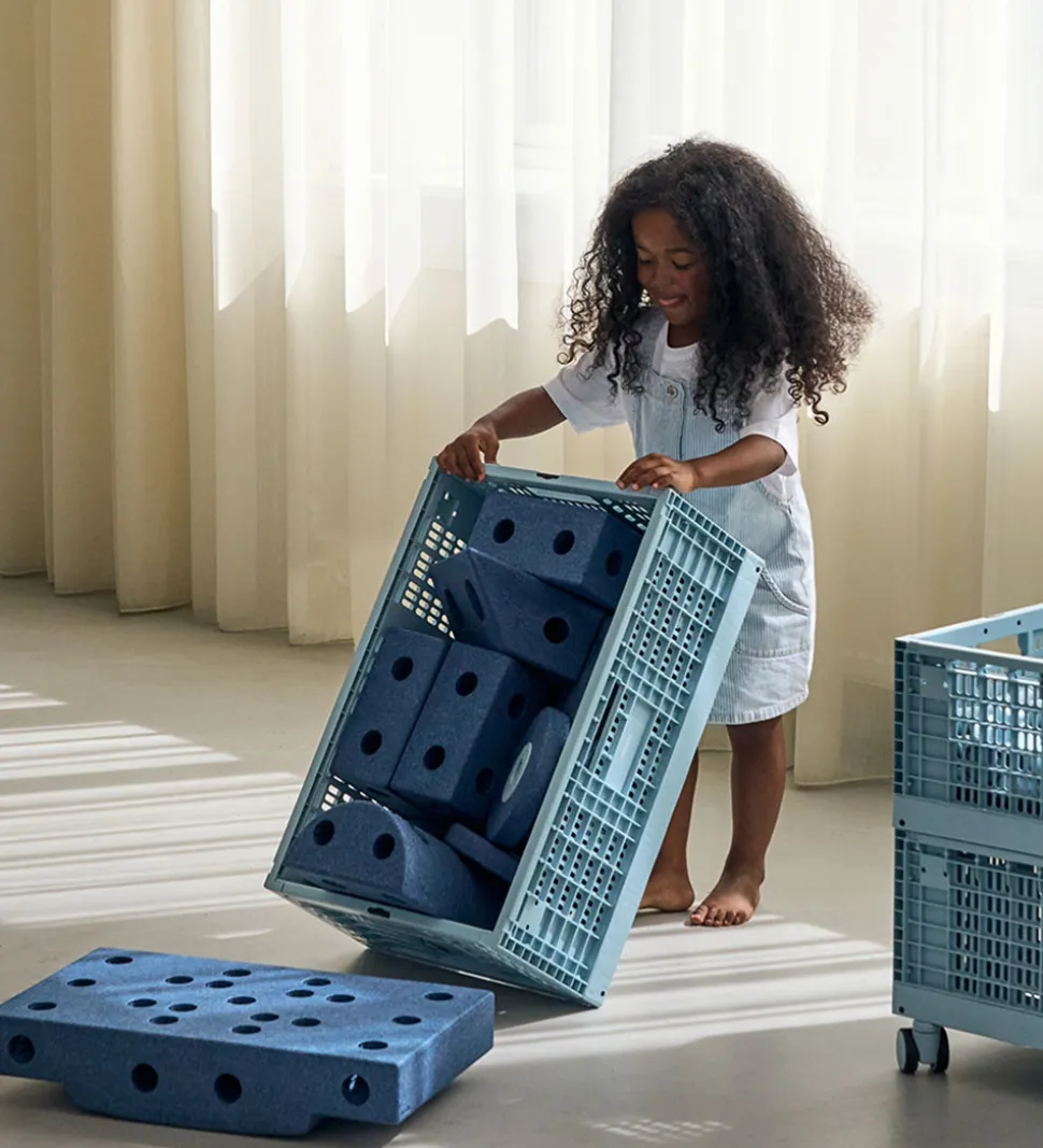 MODU Foldekasse - 60x40x22 cm - Sky Blue