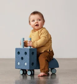 MODU Gåvogn - Tiny Ride - 10 Dele - 40x20x36 cm - Deep Blue/Sky