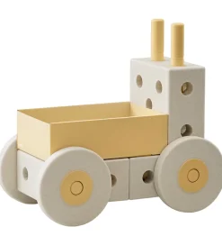 MODU Gåvogn 3-i-1 - 48x27x44 cm - Sand Grey/Honey Yellow