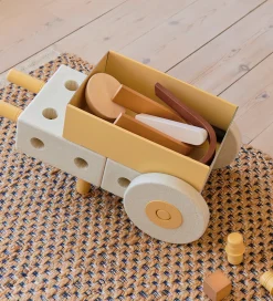 MODU Gåvogn 3-i-1 - 48x27x44 cm - Sand Grey/Honey Yellow