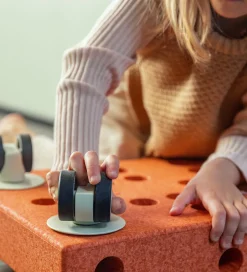 MODU 4x Swirly Wheels - 4-pak - Dusty Green