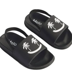 Molo Badesandaler - Zhappy - Sort/Palmer