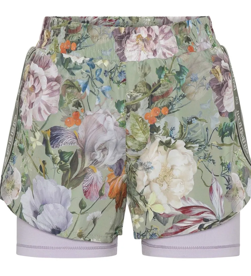 Molo Shorts - Omari - Green Botanic