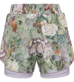 Molo Shorts - Omari - Green Botanic