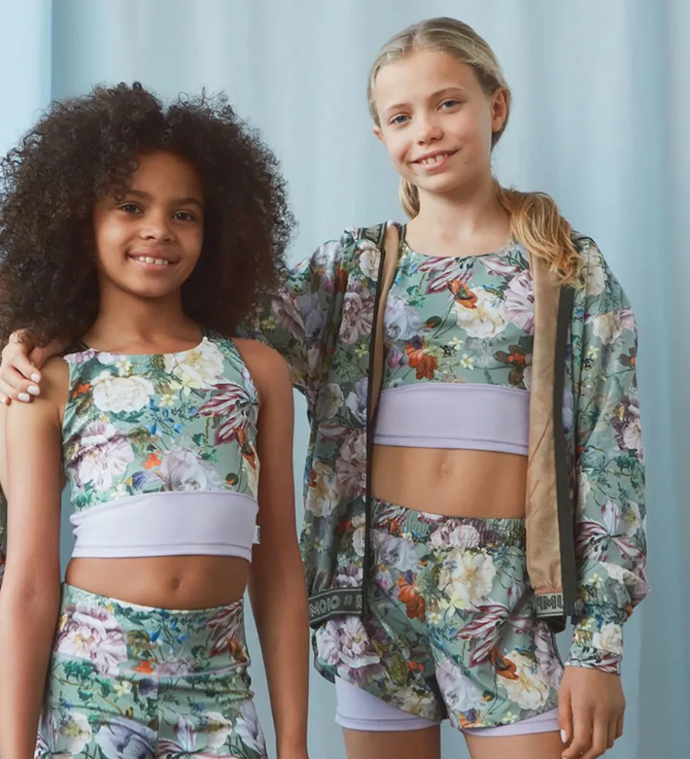 Molo Shorts - Omari - Green Botanic