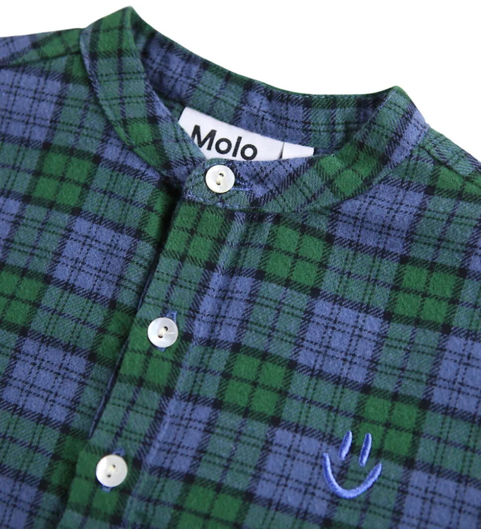 Molo Skjorte - Enoz - Blue Pine Check