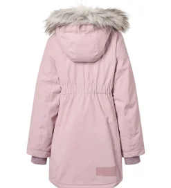 Molo Vinterfrakke - Peace - Blue Pink m. Imiteret Pels