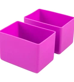 MontiiCo Indsatser - 2-pak - Bento Feast - Silikone - Fuchsia