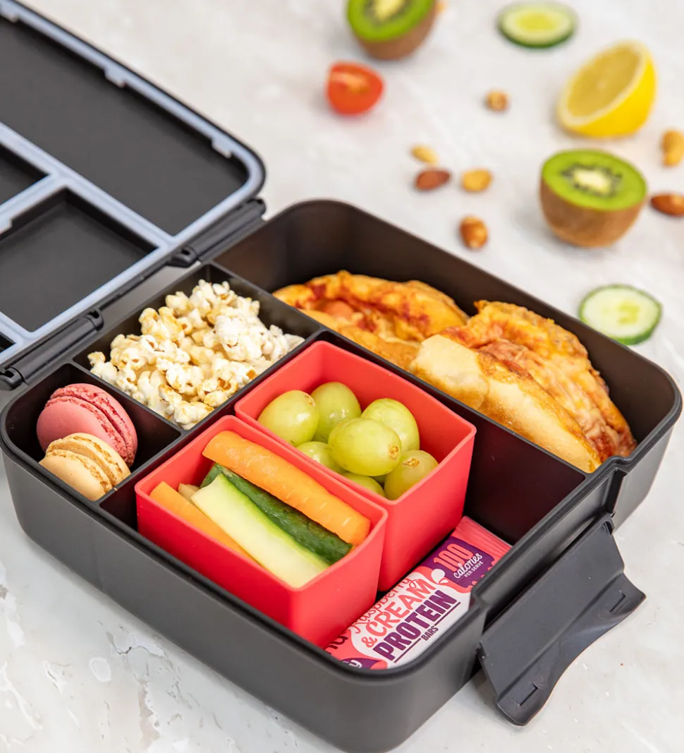 MontiiCo Indsatser - 2-pak - Bento Feast - Silikone - Watermelon