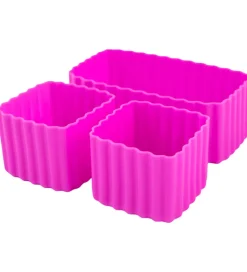 MontiiCo Indsatser - 3-pak - Bento Cups - Silikone - Fuchsia