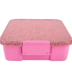 MontiiCo Madkasse m. 5 rum - Bento Five - 980 ml - Floss Glitter