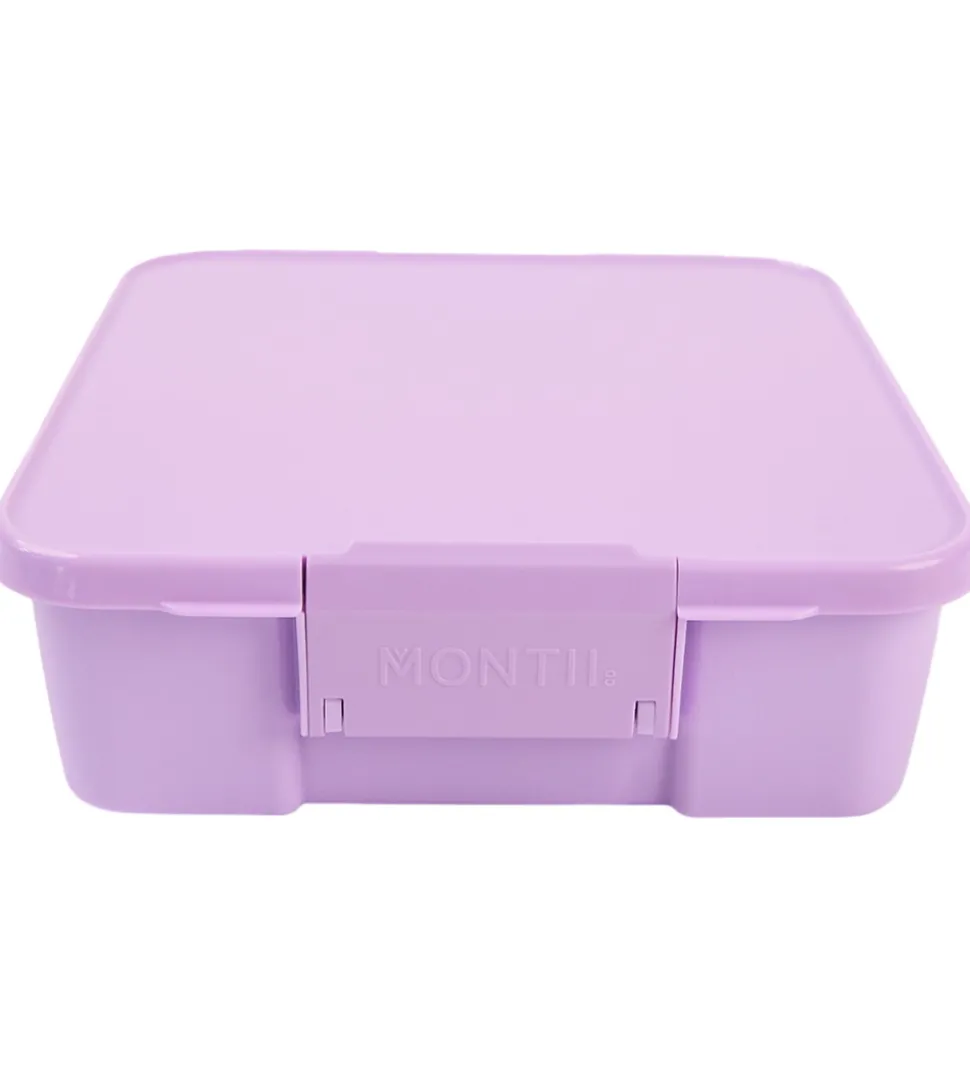 MontiiCo Madkasse m. 5 rum - Bento Five - 980 ml - Lilac