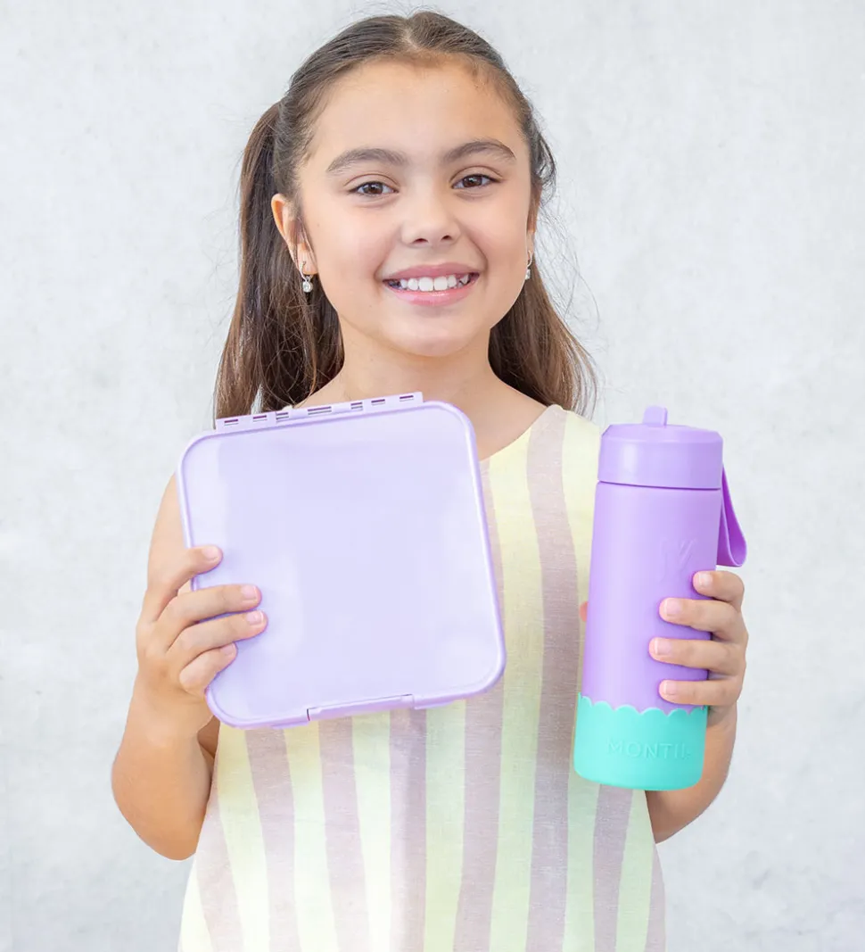 MontiiCo Madkasse m. 5 rum - Bento Five - 980 ml - Lilac