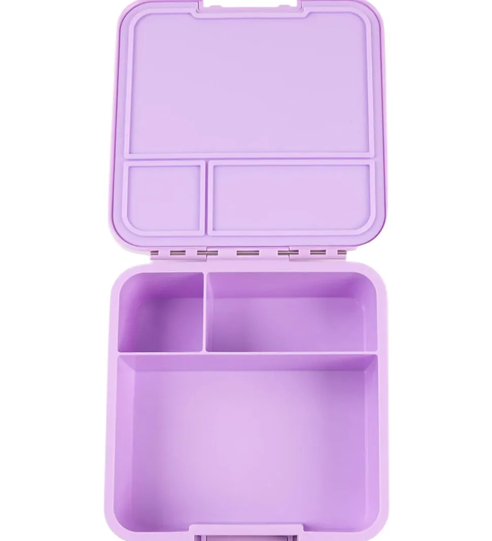 MontiiCo Madkasse m. 3. rum - Bento Three - 1 l - Lilac