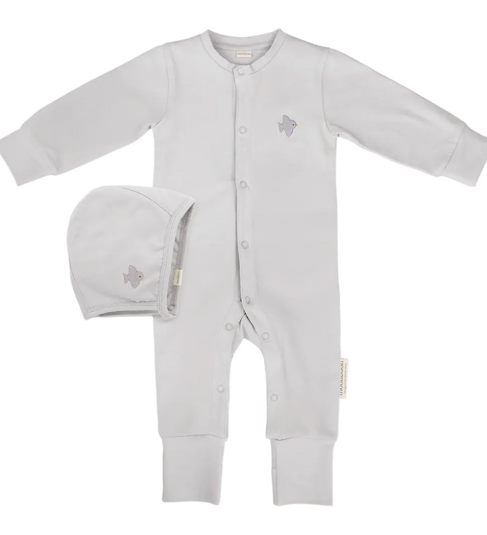 Moonboon Natdragt m. Babyhjelm - Gaveæske - Lunar Rock