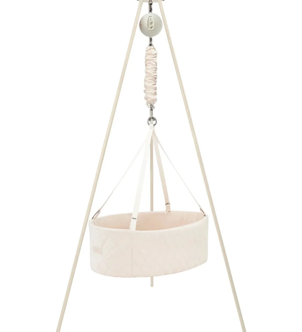 Moonboon Oval Vugge - Classic Bundle - Nature/Hvid